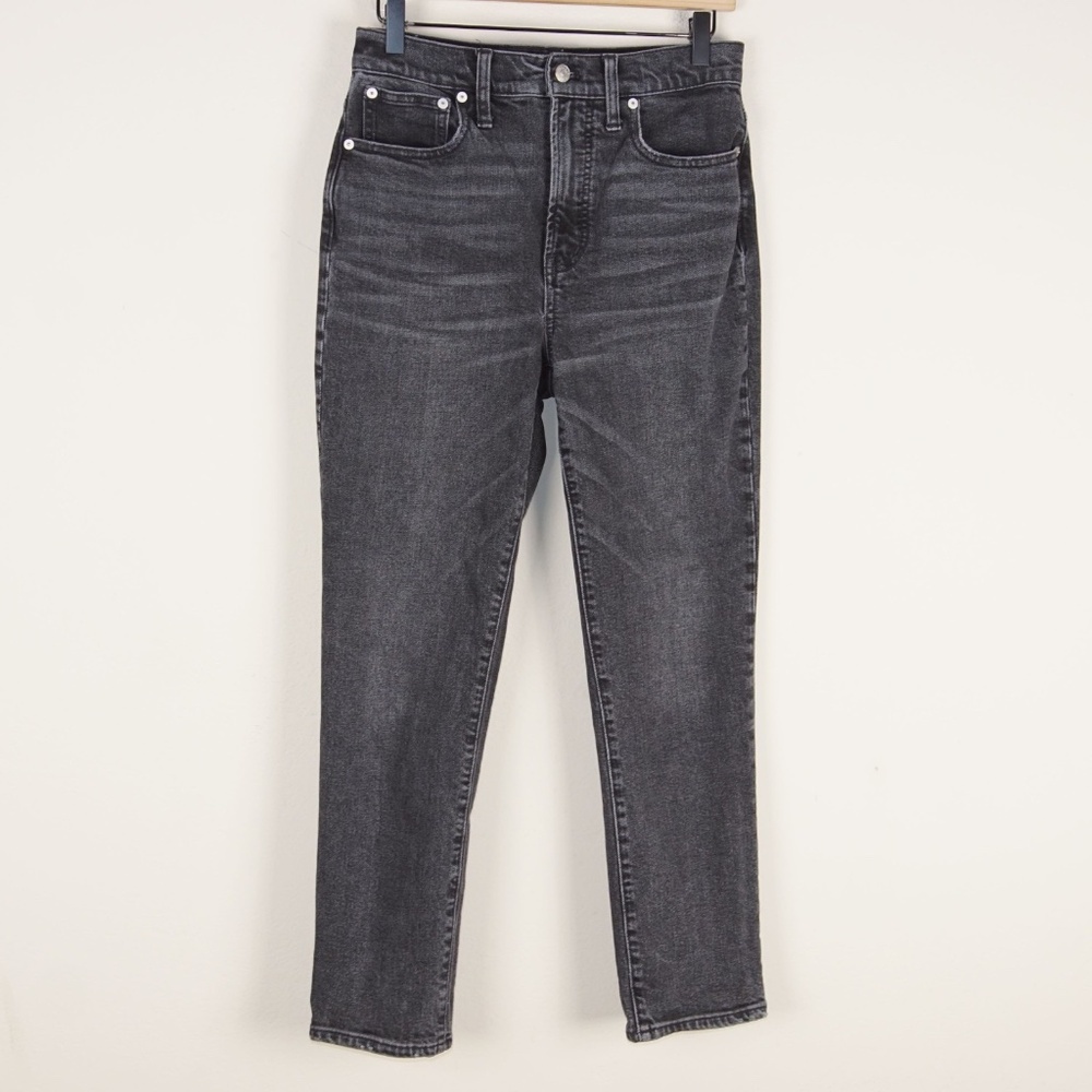 Madewell The Perfect Vintage Claybrook Black Wash Ankle Jeans Womens Sz 27
